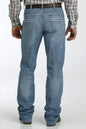Mens Cinch White Label Relaxed Fit Jeans - Medium Stonewash