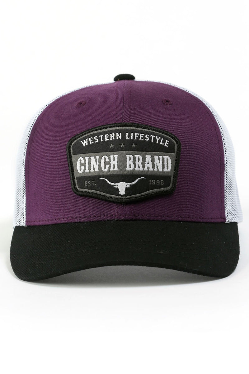 Men's Cinch Lifestyle Cap-Purple