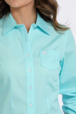 Women's Cinch Solid Button-Down Western Shirt
