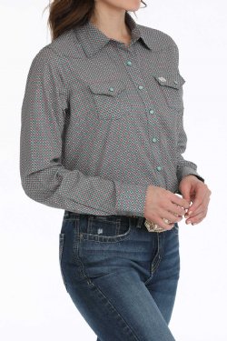 Women's Cinch ARENAFLEX Medallion Snap Front Western Shirt
