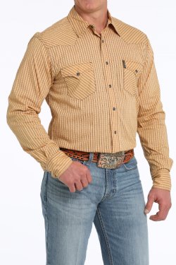 Men's Cinch Modern Fit Stripe Snap Front Western Shirt