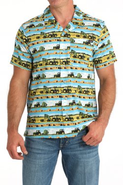 Men's Cinch Hayin' Season Camp Shirt