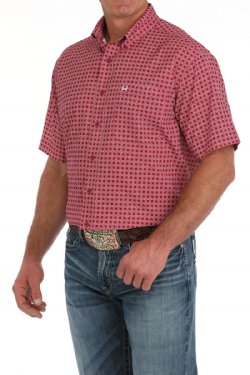 Men's Cinch Medallion Print Button-Down Western Shirt