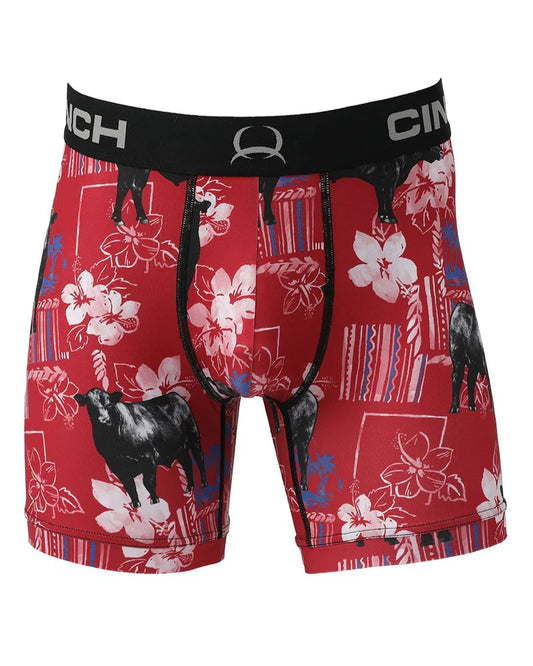 Men's Cinch6" Boxer Brief-Black Angus