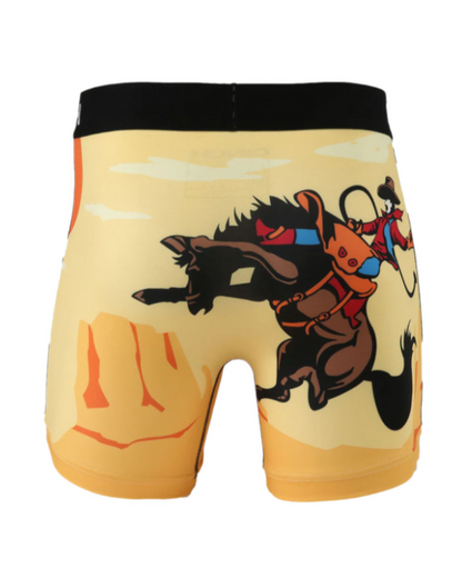 Men's Cinch 6" Boxer Briefs - Bucking Bronc