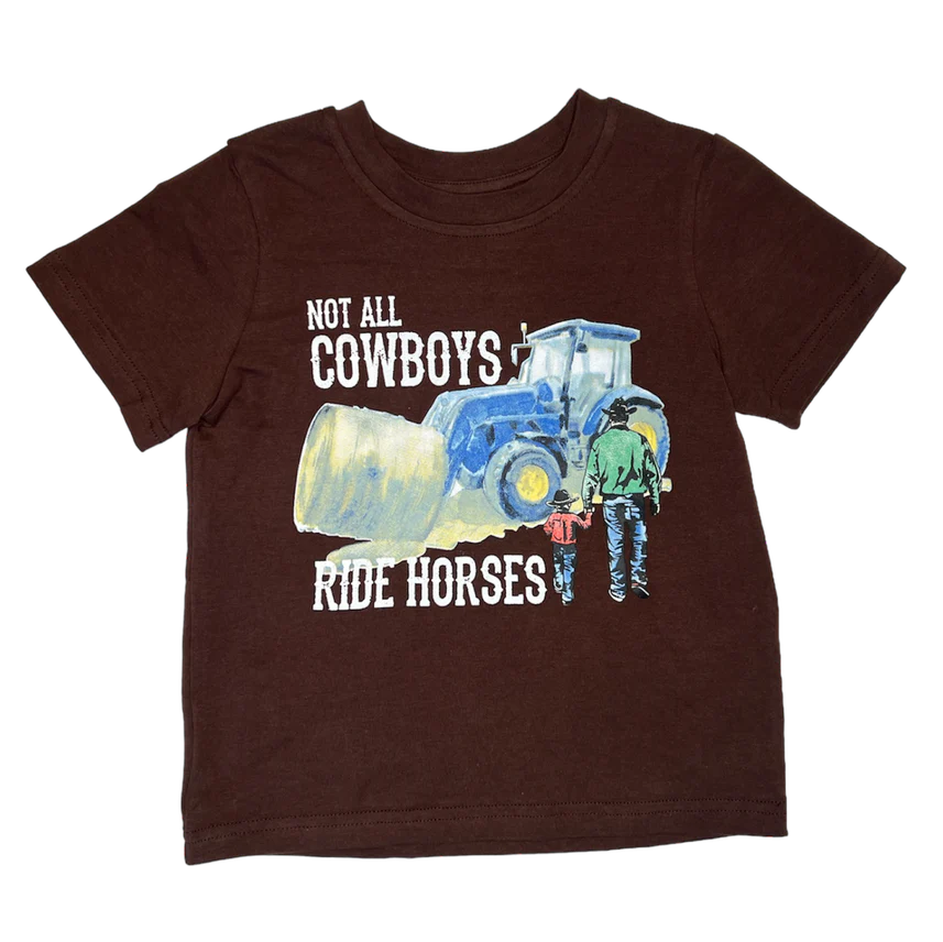 Boy's Shea Baby Not All Cowboys Ride Horses Shirt Toddler