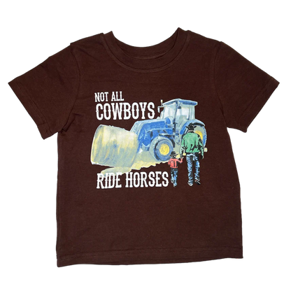 Boy's Shea Baby Not All Cowboys Ride Horses Shirt Toddler