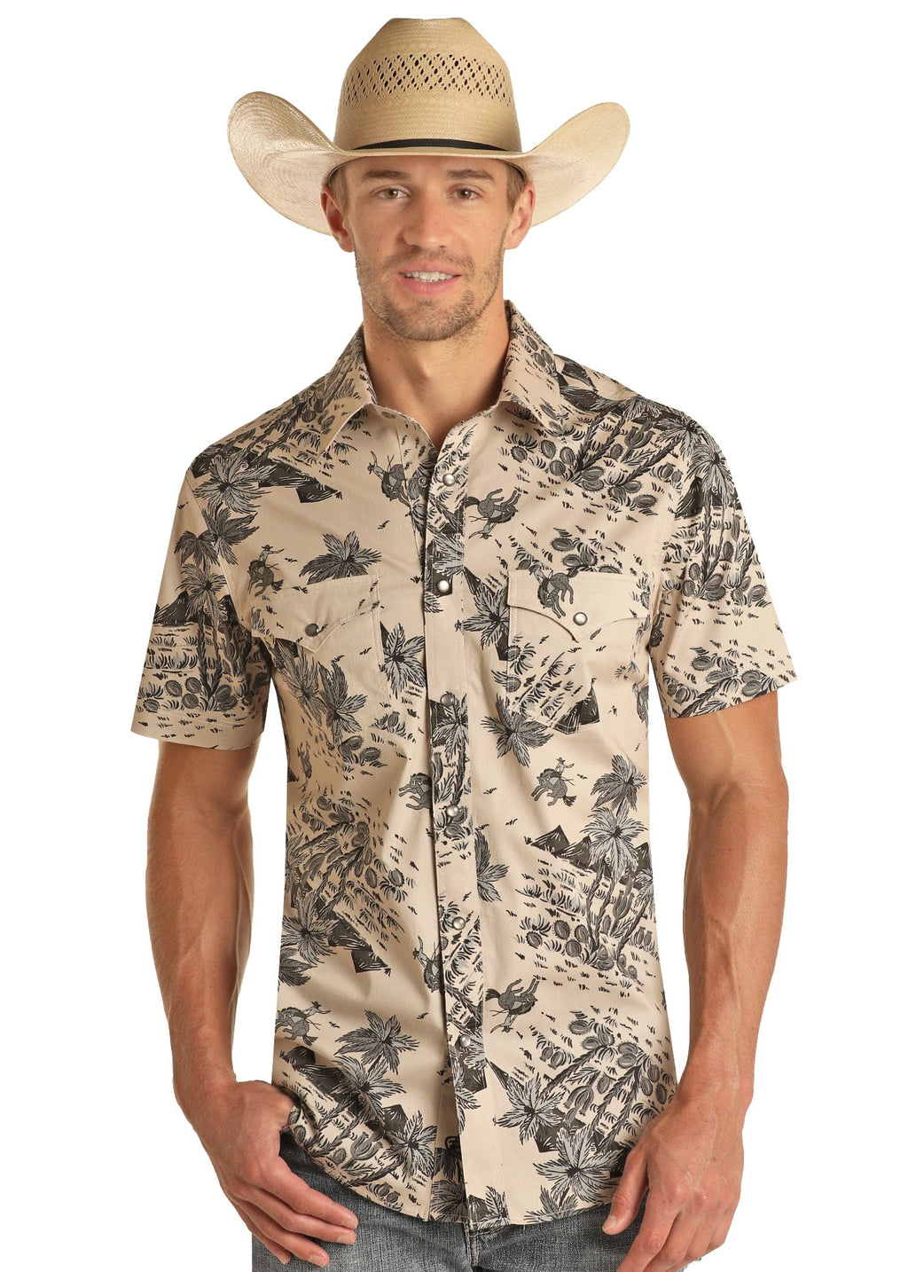 Men's Panhandle Tropical Woven Short Sleeve Shirt