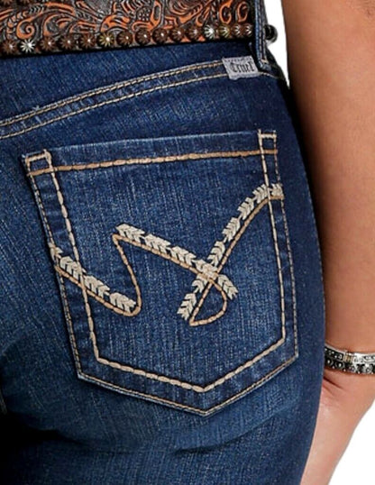 WOMEN'S CRUEL Denim HAYLEY TROUSER - DARK RINSE