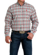 Men's Cinch Long Sleeve Button Plaid Classic Fit Shirt