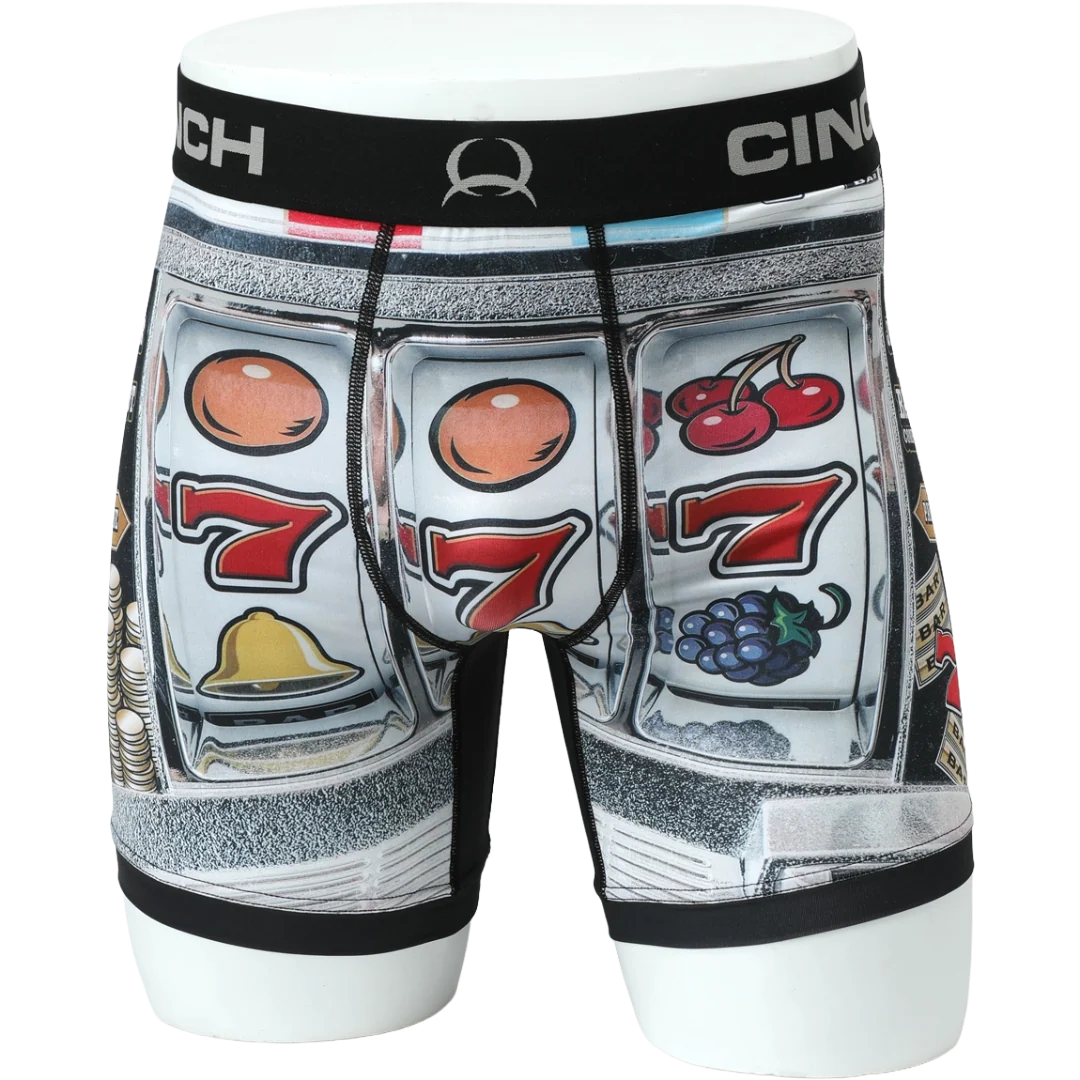 Men's Cinch 6" Jackpot Multi Colored Boxer Brief