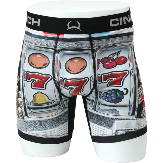 Men's Cinch 6" Jackpot Multi Colored Boxer Brief