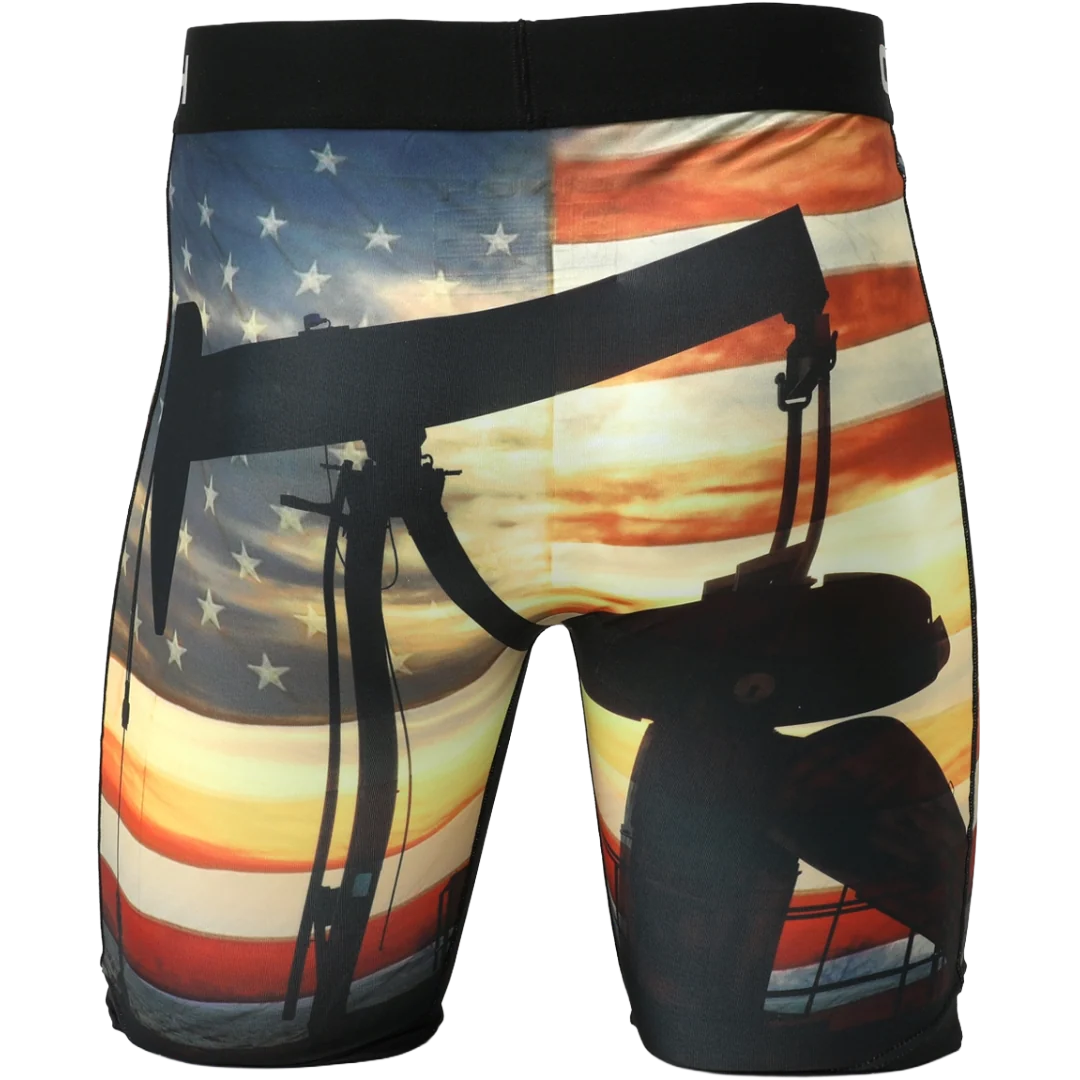 Men's Cinch 9" Pump Jack Multi Colored Boxer Brief