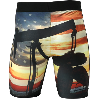Men's Cinch 9" Pump Jack Multi Colored Boxer Brief
