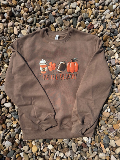 Women's "FALL" Brown Sweatshirt