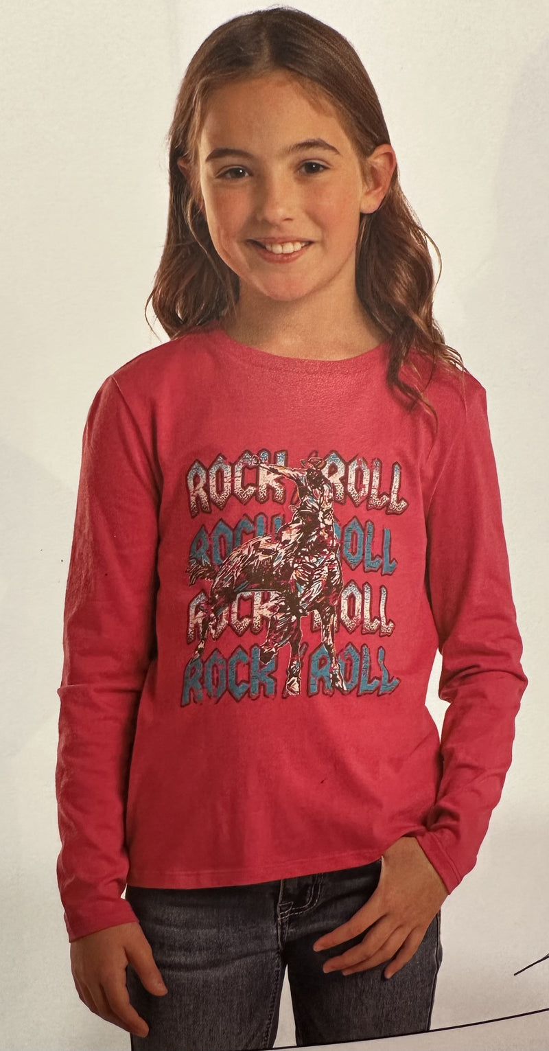 Girl's ROCK & ROLL DENIM Graphic Tee
