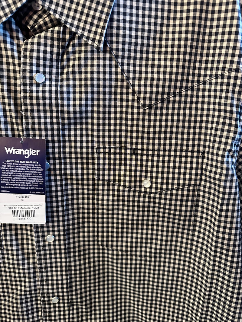 Men's Wrangler® Wrinkle Resist Long Sleeve Shirt