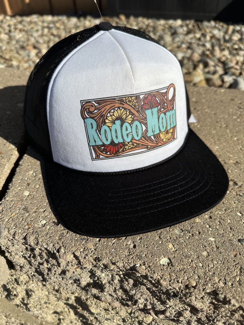 The Rodeo Rose Trucker Cap w/ Screen
