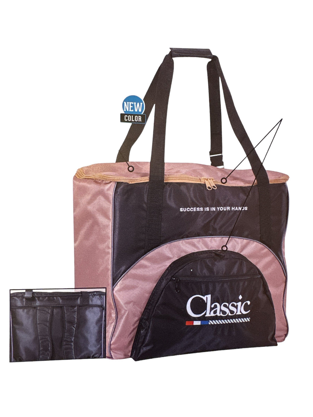 Classic Ropes Professional Rope Bag- Black/Wheat