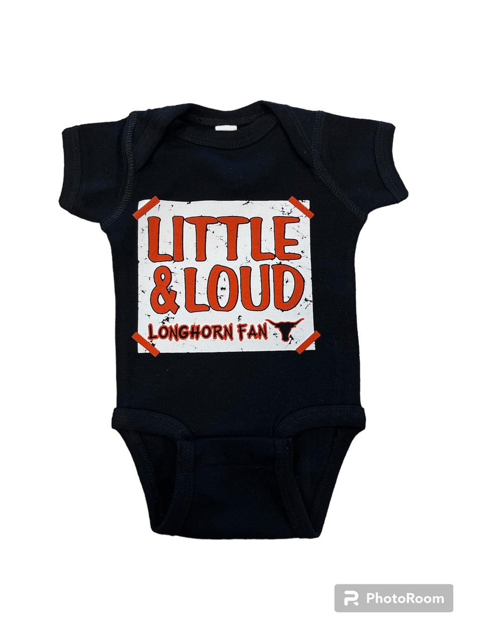 "LITTLE & LOUD" Infant Longhorn Onesie