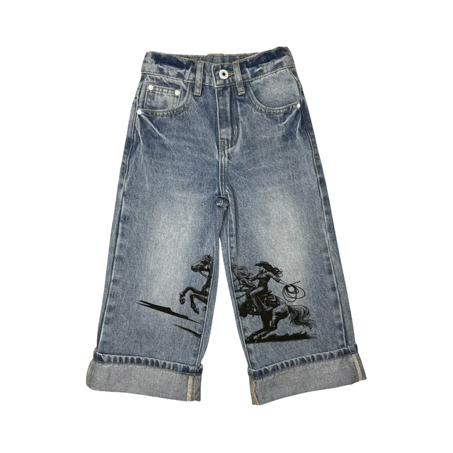Girl's Shea Baby Annie Oakley Denim Vintage Jeans