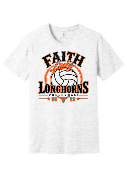 2026 Faith Longhorn Volleyball Shirts