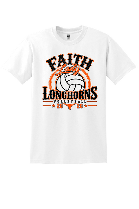 2026 Faith Longhorn Volleyball Shirts