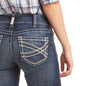 Women's Ariat R.E.A.L. Mid Rise Stretch Entwined Boot Cut Jean