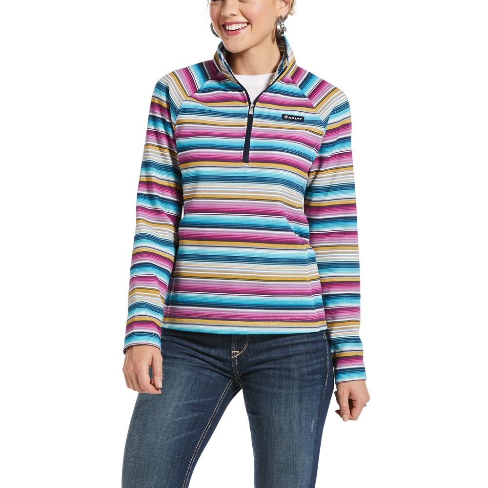Women's Ariat Women's REAL Comfort 1/2 Zip Serape Stripe Sweatshirt