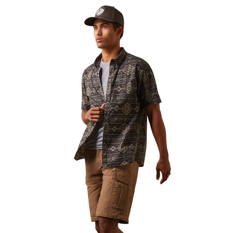 Men's Ariat Sunset Serape Stretch Modern Fit Shirt