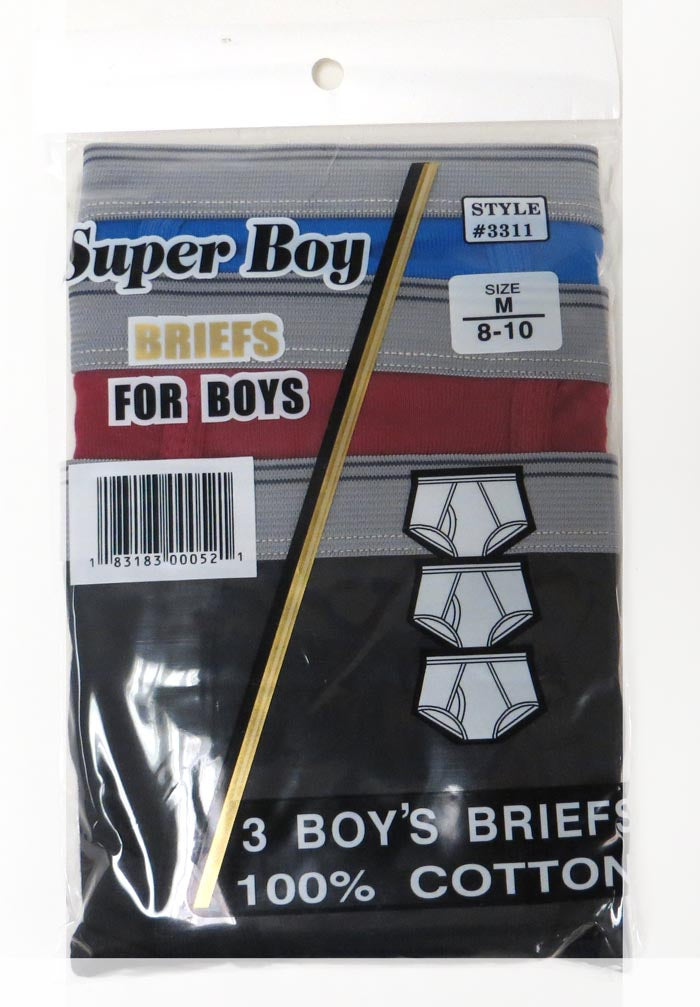 Boy`s Briefs Color Mixed Pack