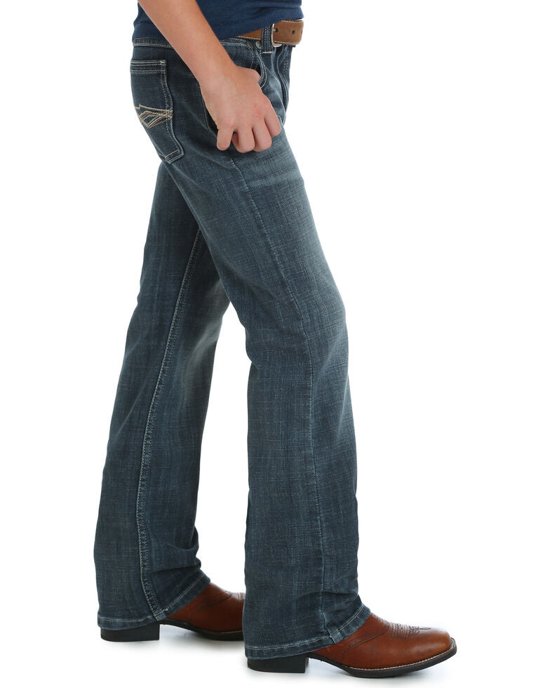 Wrangler 20X Boys' (8-16) No. 42 Vintage Bootcut Jeans