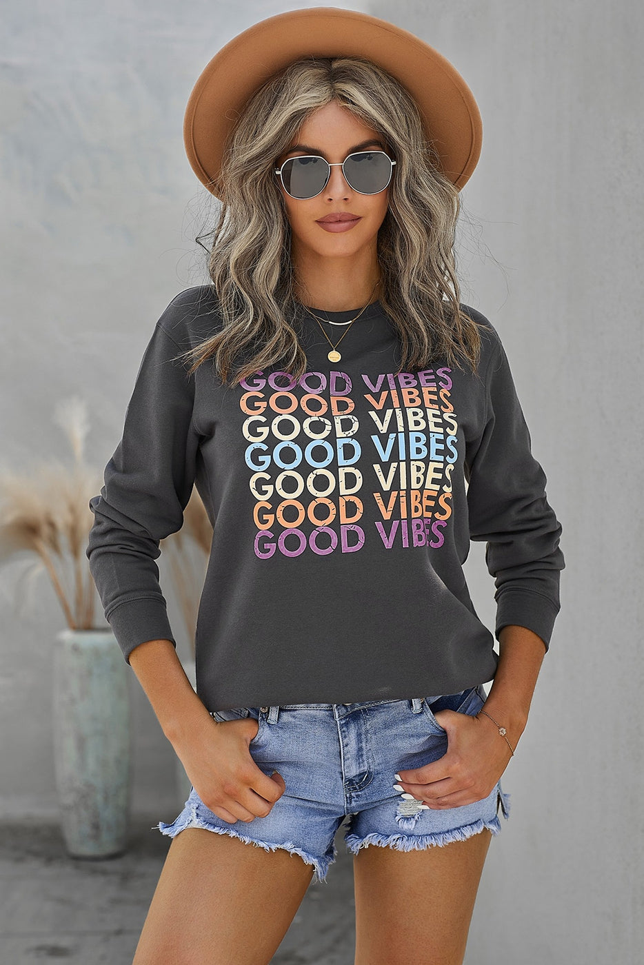 Women's Graphic Pullover Sweatshirt
