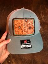 The Rodeo Rose Leather Tooled Cap