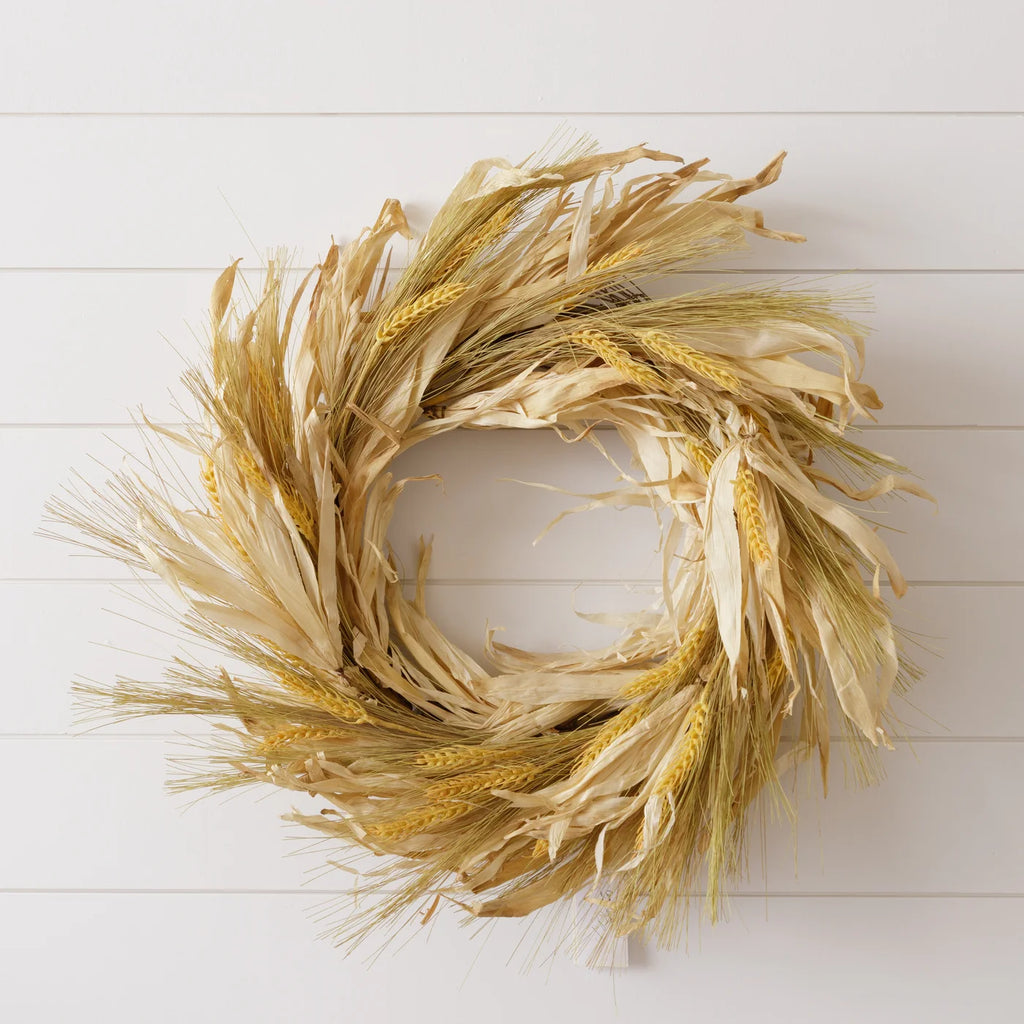 Audrey's Wreath - Wheat & Corn Husk