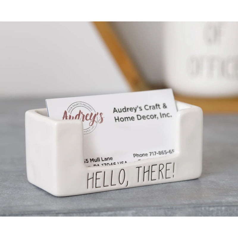 Audrey's Ceramic Business Card Holder