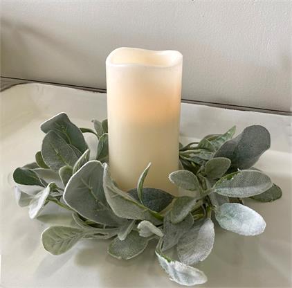Candle Ring - Lambs Ear