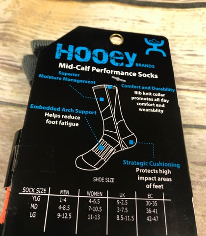 Hooey Youth Mid-Calf Performance Socks