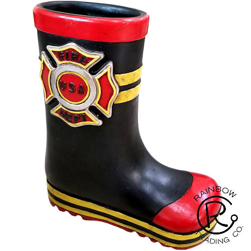 Fireman Boot Vase