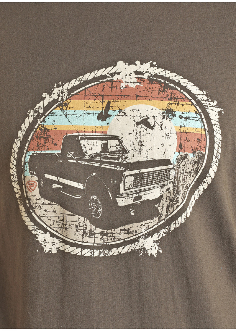 Unisex Rock & Roll Denim Pickup Truck T Shirt