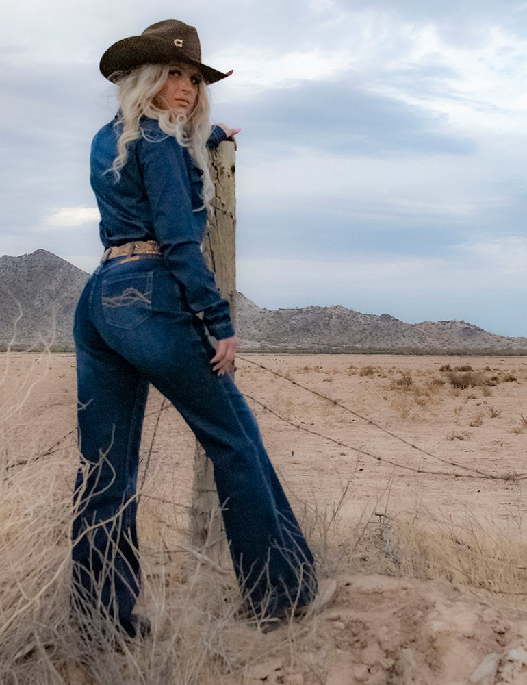Women's Cowgirl Tuff Breathe Classic Wide Trouser