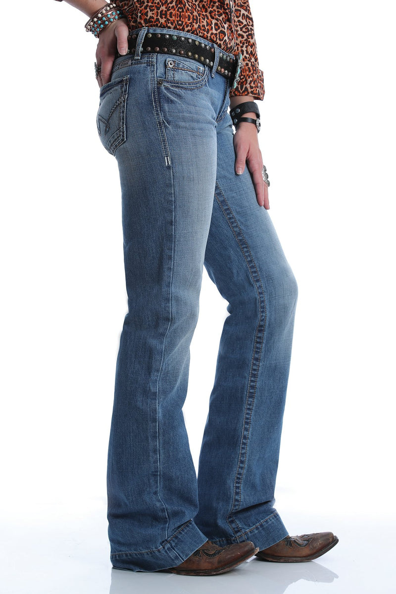 Women's Jayley Trouser Jean-Light Stonewash