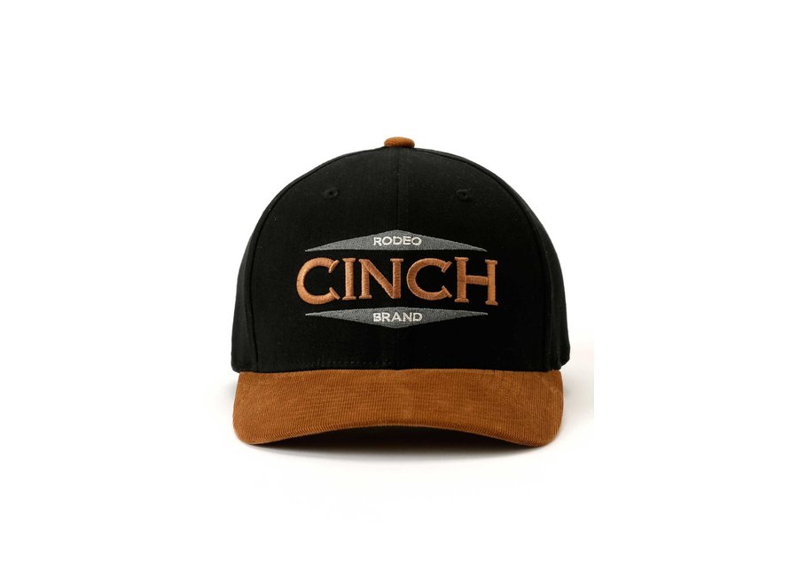Men's Cinch Rodeo Flexfit Black Ball Cap Tucker Hat