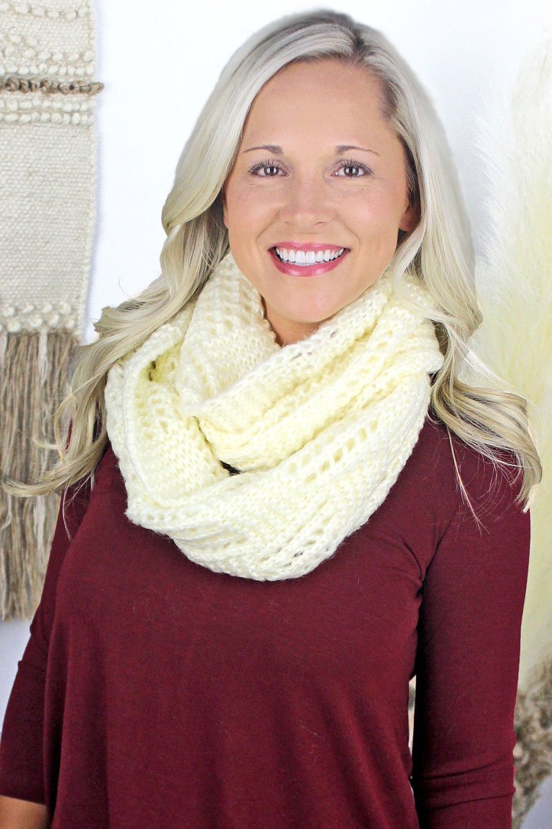 Women's Knit Infinity Scarf