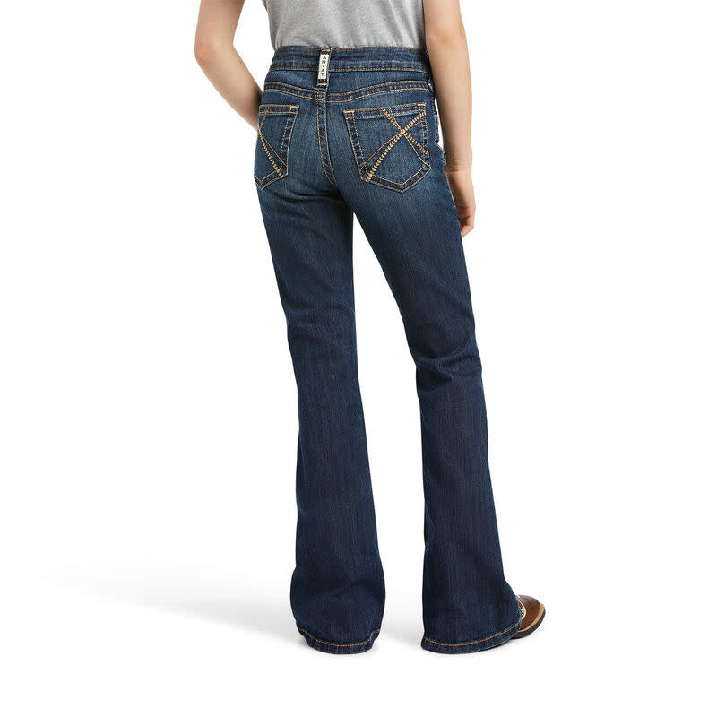 Girl's Ariat® R.E.A.L. VICKY Flare Dresden Jean