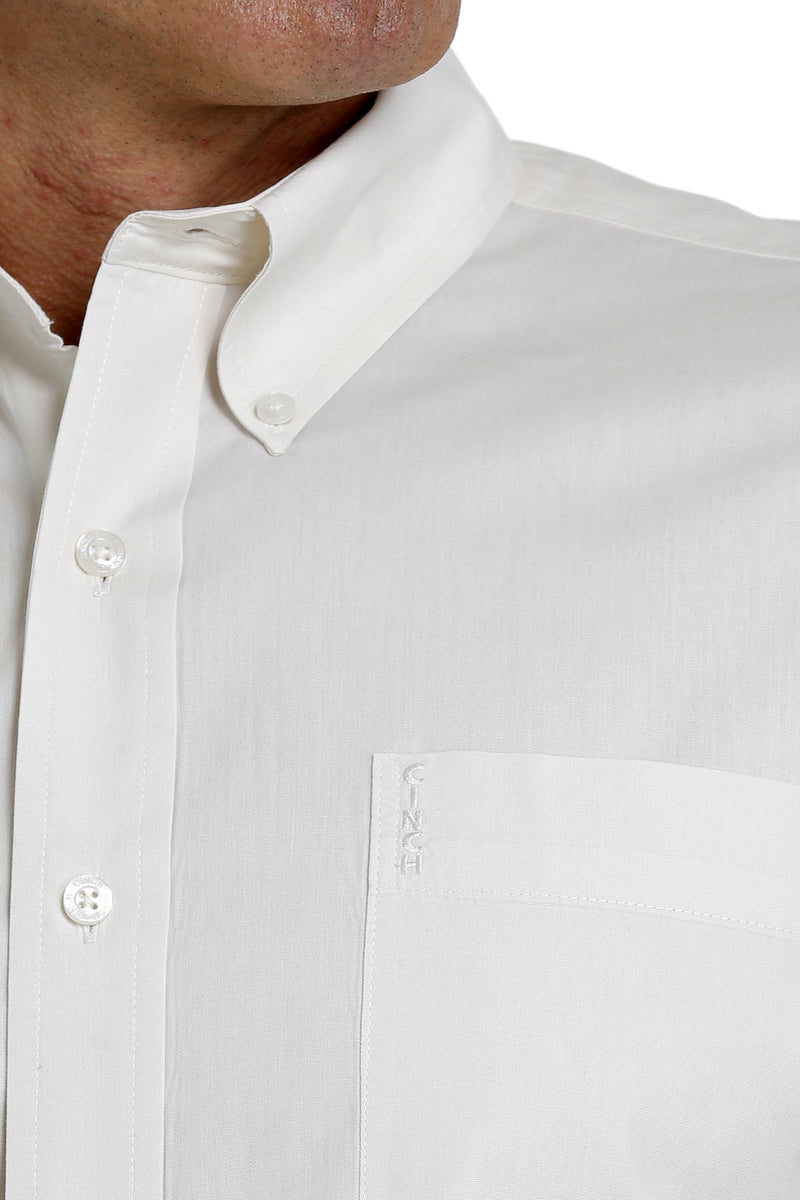 Men's Cinch Modern Fit Cream Button-Down Western Shirt