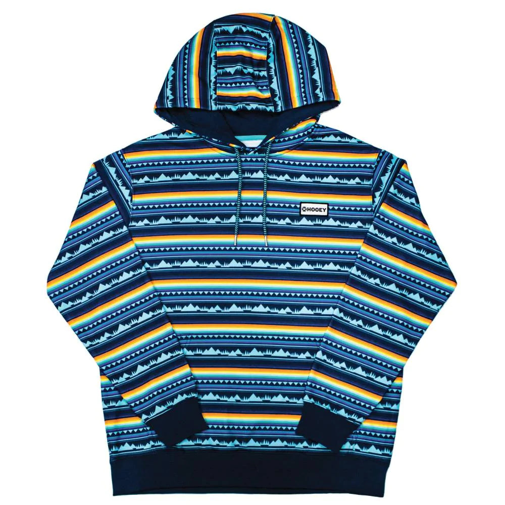 Boy's Hooey Teton Serape Stripe Hooded Sweatshirt